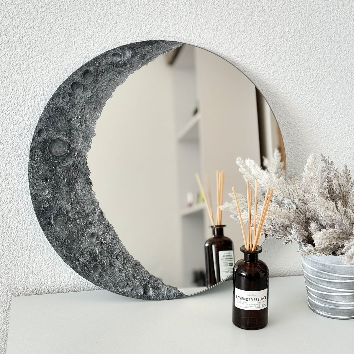 آموزش ساخت آینه ماه در خانه | دکوراسیون ساده و شیک