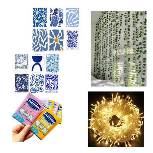 پک دیواری رنگ آبی 2