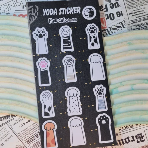 استیکر پنجه گربه