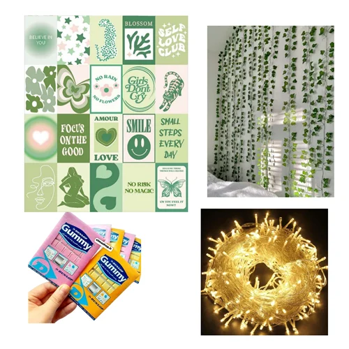 پک دیواری رنگ سبز 1